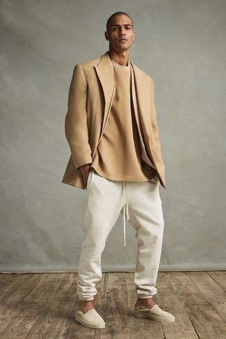 Мужской светло-коричневый пиджак от Barena