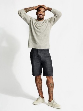 Мужские темно-серые шорты от Nike