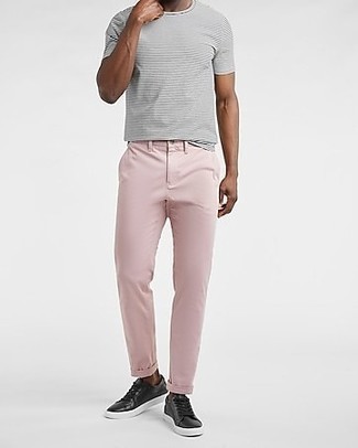 Розовые брюки чинос от Asos