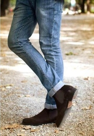Мужские синие джинсы от AG Jeans