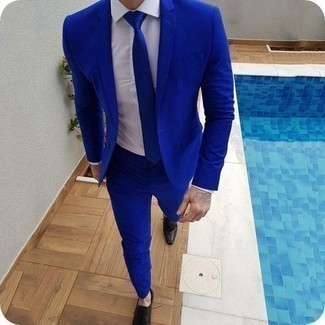 Синий костюм от Absolutex