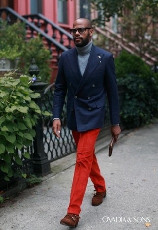 Мужские красные классические брюки от ASOS DESIGN