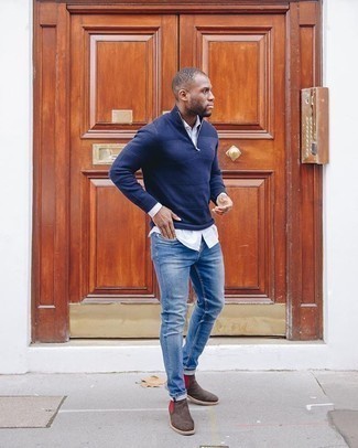 Мужские синие джинсы от Burton Menswear
