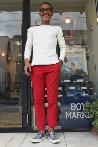 Красные брюки чинос от Esprit