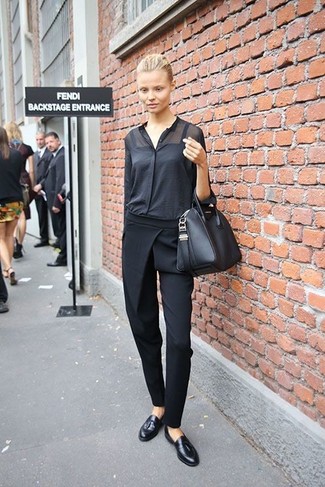 Женские черные брюки-галифе от ASOS DESIGN
