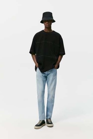 Мужская черная панама от Calvin Klein Jeans
