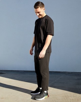 Мужские черно-белые кроссовки от Polo Ralph Lauren