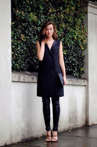 Черное платье-смокинг от Maison Margiela