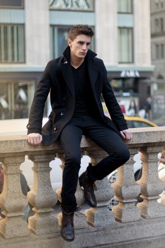 Мужские темно-коричневые кожаные классические ботинки от Officine Creative