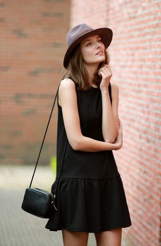 Черное свободное платье от ASOS DESIGN