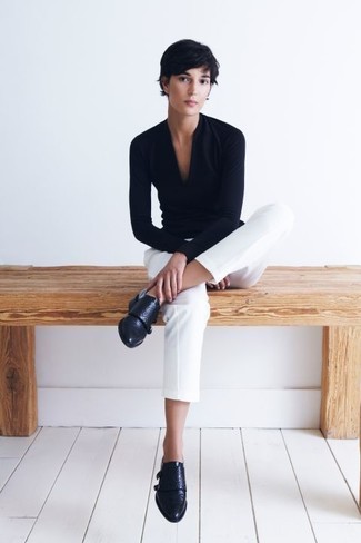 Женские белые классические брюки от Elie Tahari
