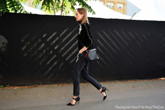 Черные кожаные туфли от Vivian Royal