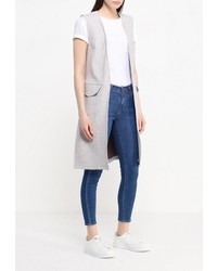 Женская бежевая безрукавка от Topshop