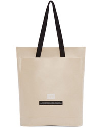 Бежевая большая сумка от Eytys