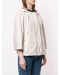 Женская бежевая ветровка от Herno