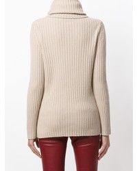 Женская бежевая водолазка от Lamberto Losani