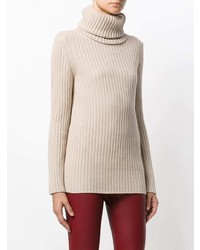 Женская бежевая водолазка от Lamberto Losani