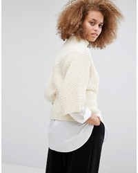 Бежевая вязаная блузка от J.o.a.