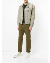 Мужская бежевая джинсовая куртка от Readymade