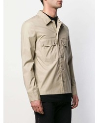 Мужская бежевая джинсовая рубашка от Helmut Lang