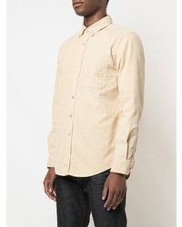 Мужская бежевая классическая рубашка от Portuguese Flannel