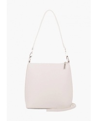 Бежевая кожаная большая сумка от L-Craft