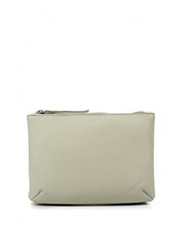 Бежевая кожаная сумка через плечо от Bata