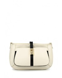 Бежевая кожаная сумка через плечо от Jacky&amp;Celine