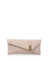 Бежевая кожаная сумка через плечо от Leo Ventoni