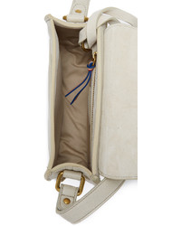 Женская бежевая кожаная сумка от Jerome Dreyfuss