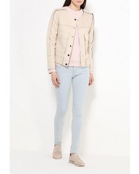 Женская бежевая косуха от Conver