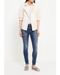 Женская бежевая куртка-пуховик от ADD