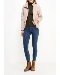 Женская бежевая куртка-пуховик от B.Style