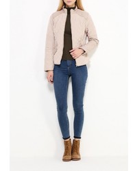 Женская бежевая куртка-пуховик от B.Style