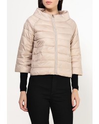 Женская бежевая куртка-пуховик от B.Style