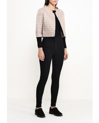 Женская бежевая куртка-пуховик от B.Style