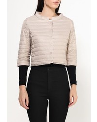 Женская бежевая куртка-пуховик от B.Style