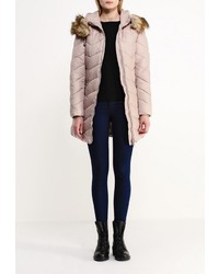 Женская бежевая куртка-пуховик от B.Style