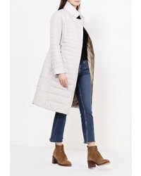 Женская бежевая куртка-пуховик от Clasna