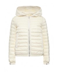 Женская бежевая куртка-пуховик от Clasna