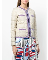 Женская бежевая куртка-пуховик от Fay