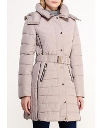 Женская бежевая куртка-пуховик от Design