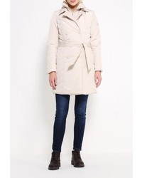 Женская бежевая куртка-пуховик от F5