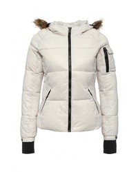 Женская бежевая куртка-пуховик от Fontana 2.0