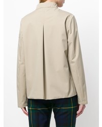 Женская бежевая куртка-пуховик от Hetregó