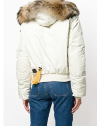 Женская бежевая куртка-пуховик от Parajumpers