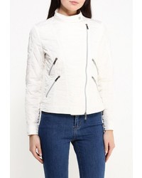 Женская бежевая куртка-пуховик от Husky