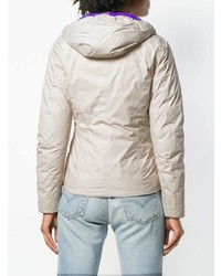 Женская бежевая куртка-пуховик от K-Way