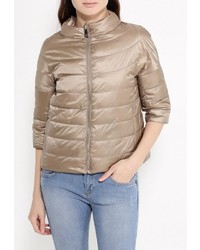 Женская бежевая куртка-пуховик от Motivi