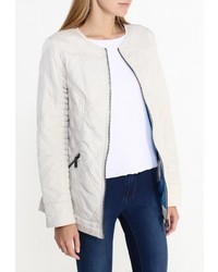 Женская бежевая куртка-пуховик от Odri